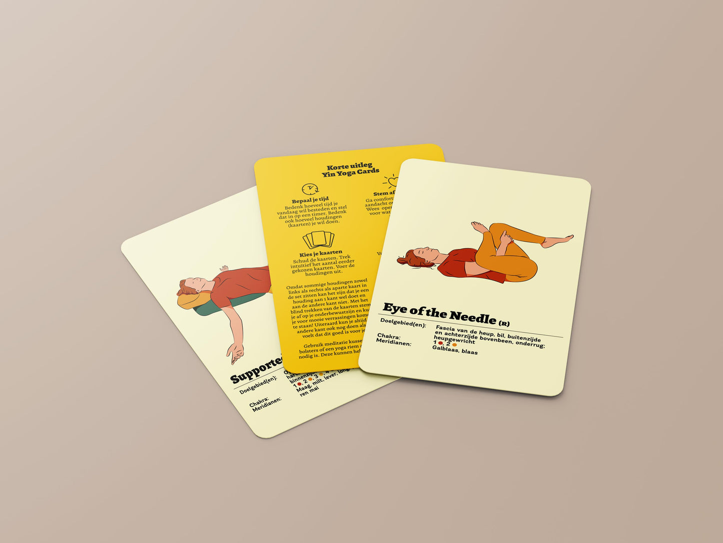 Yin Yoga Cards • SET 2 (uitbreidingsset)